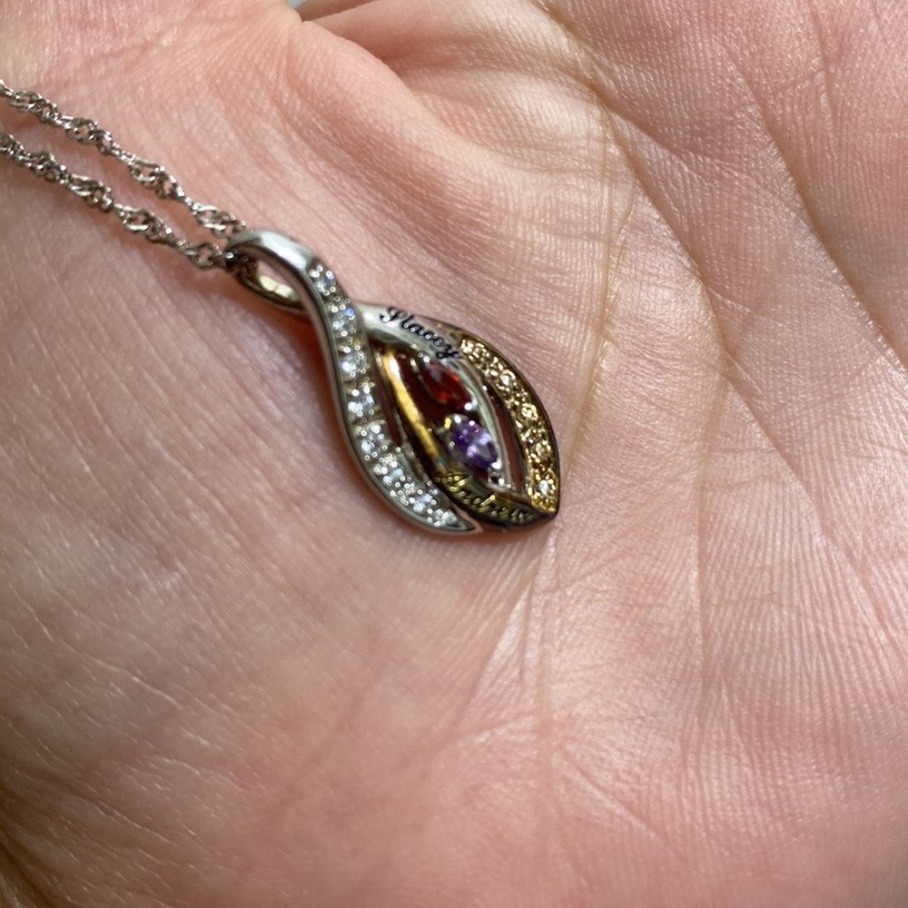 Personalized necklace - Stacey & Andrew
